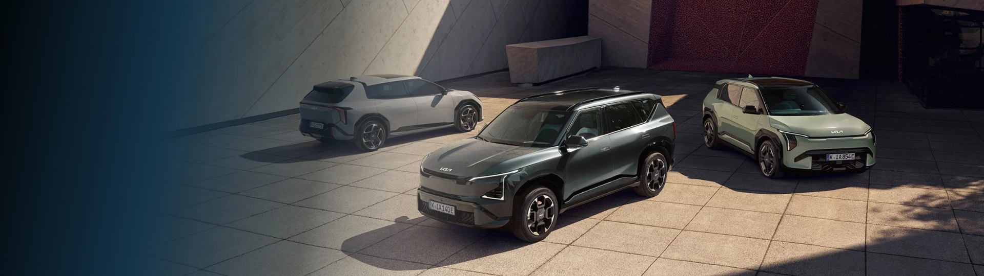 The Kia range at Stuarts Garages