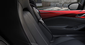 Perforated leather seats